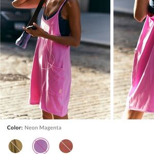 Free People Neon Magenta hot shot romper